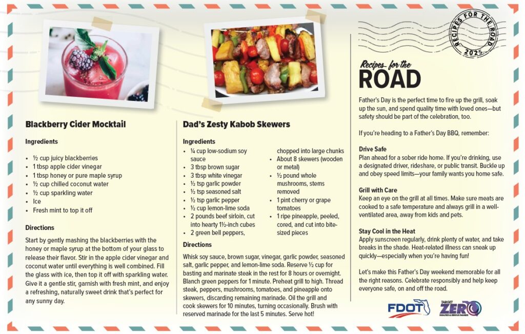 Father's Day Recipes for the Road